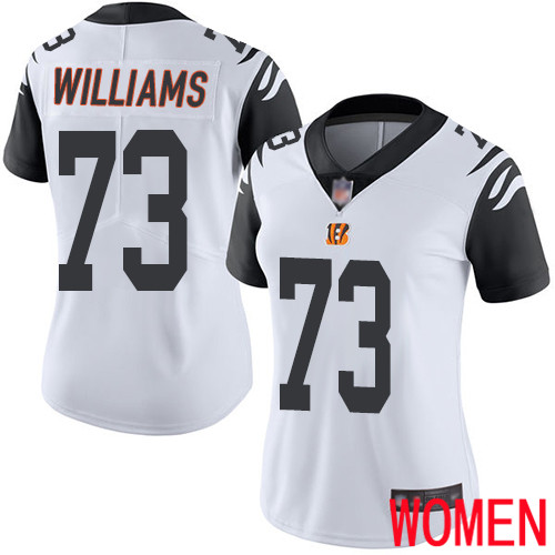 Cincinnati Bengals Limited White Women Jonah Williams Jersey NFL Footballl #73 Rush Vapor Untouchable